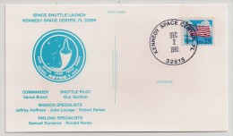 USA, 1990, NASA STS-35 Space Shuttle Columbia Launch, Kennedy Space Center, 2-12-90 - United States
