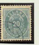 Island 1882 Mi# 14A 2ä 13 1/2 Ultramarin - Used Stamps