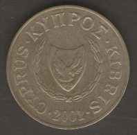 CIPRO 20 CENTS 2001 - Cyprus