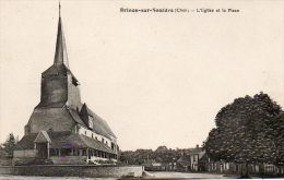 CPA - BRINON-sur-SAULDRE (18) - Vue De L´Eglise Et De La Place - Brinon-sur-Sauldre