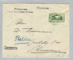 Italien 1940-10-03 Drucksache 25 Cent. Einzelfrankatur - Autres & Non Classés