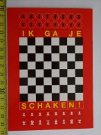 JEU JEUX ECHECS  CHESS IK GA JE  SCHAKEN EDIT.  BOOMERANG NL - Scacchi