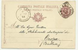 CARTOLINA POSTALE RISPOSTA DEL 1899 - Geschichte