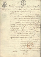 Manuscrit   Testament Olographe Paris - Sceau - Cachet - 28/8/1818 - Manuscripts