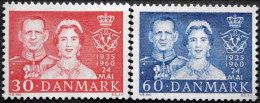 Dinamarca 0389/390 ** Reyes. 1960 - Neufs