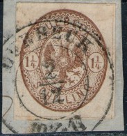 Lübeck Nr. 13 A - 1 1/4 Shilling Rötlichbraun Mit Ortsstempel - Kurzbefund BPP - Kabinett - Lübeck