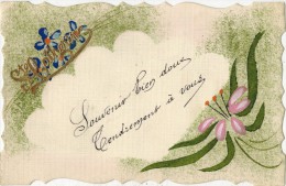 FANTAISIE Fête Fleurs Toilée : " Sainte Catherine " Souvenir Bien Doux Tendrement à Vous - Sainte-Catherine
