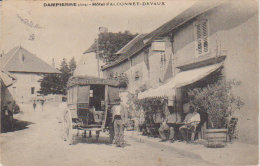 1906   Dampierre   "Hôtel Falconnet - Devaux "    ( Fiacre Hôtel Des Forges ?) - Dampierre