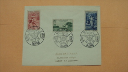 FDC Algeria 1957 : Army Welfare Set - Usati