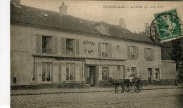 CPA 95 MOISSELLES L HOTEL DU LION D OR 1912 - Moisselles