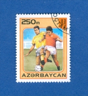 1995 N° 242C ASIE FOOTBALL AZERBAYCAN  FOOTBALL OBLITÉRÉ - Asian Cup (AFC)