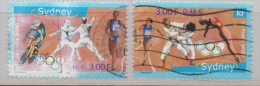 FRANCE 2000 N° 3340 3341 (YT) COULEURS PALES SUR N° 3340 - Gebraucht