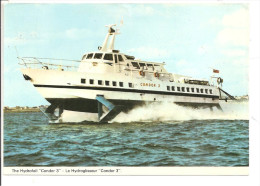 Hydroglisseur "Condor 3"  - Pour Guernesey, Jersey... - Cpm - Hovercraft