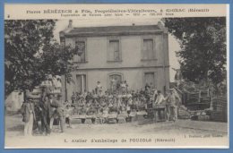 34 - GIGNAC -- Pierre Bénézeech & Fils , Propriétaire Viticulteurs - Atelier D'emballage De POUZOLS - Gignac