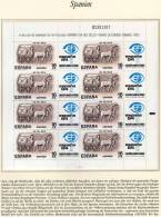 Tag Der Briefmarke 1983 Spanien 2604 KB ** 8€ Römischer Post-Wagen Carpentum Hb History Bloc Philatelic Sheet Bf Espana - Fogli Completi