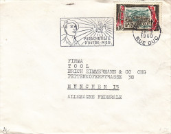 Parachutisme - France - Lettre De 1960 - Flamme Parachutisme D'outre Mer - Oblitération Paris XVII - Rue Duc - Parachutespringen