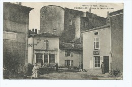 CPA DIEULOUARD ANIMEE, ANIMATION DEVANT LA BOUCHERIE CHARCUTERIE, DEBIT DE TABAC, MEURTHE ET MOSELLE 54 - Dieulouard