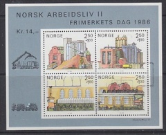 Norway 1986 Stamp Day M/s ** Mnh (22372) - Blokken & Velletjes