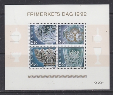 Norway 1992 Stamp Day M/s ** Mnh (22373) - Blocchi & Foglietti