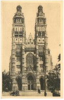 TOURS - LA CATHEDRALE ST GATIEN - FACADE - Semblançay