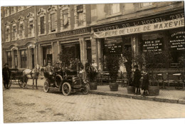 Carte Postale Ancienne De  HOMECOURT - BUVETTE DE L´HOTEL TERMINUS / PHARMACIE MODERNE - Homecourt