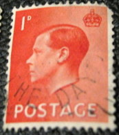 Great Britain 1936 King Edward VIII 1d - Used - Usados