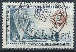 TAAF Oblitéré N° 21 De 1963 Année Du Soleil Calme - Usati