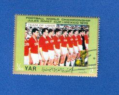 1970  FOOTBALL MEXICO COUPE DU MONDE YEMEN  Y.A.R.  OBLITÉRÉ - 1970 – Mexique