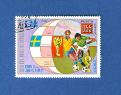 SUÈDE  1958  REP DE GUINEA EQUATORIALE FOOTBALL MUNICH 74  OBLITÉRÉ - 1958 – Suecia