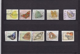 ROLZEGELS VLINDERS    TIMBRES DE ROULEAU PAPILLONS 2014 - Oblitérés