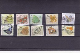 ROLZEGELS VLINDERS    TIMBRES DE ROULEAU PAPILLONS 2014 - Oblitérés