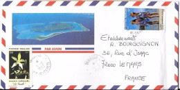 LE8- Lettre De Tahiti à Destination De La France , De 1993 - Tahiti