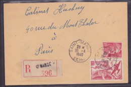 Recommandé - Lettre - Postal Rates