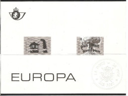 Feuillet Noir Et Blanc Des Timbres Europa N°2597/2598 - Zwart-witblaadjes [ZN & GC]