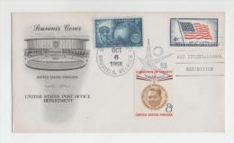 Souvenir Cover Zur Weltausstellung 1958 In Brüssel - Souvenirkarten