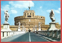 CARTOLINA VG ITALIA - ROMA - Ponte E Castel Sant'Angelo - 10 X 15 - ANN. 1972 - Castel Sant'Angelo