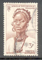 A.O.F. Afrique Occidentale Francaise - Französisch Westafrika 1947 - Michel Nr. 44 O - Gebraucht