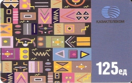 TARJETA DE KAZAJISTAN DE 125 UNITS DE UN MOSAICO - Kazakhstan