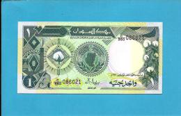 SUDAN - 1  SUDANESE POUND - 1987 - P 39 - UNC. - 2 Scans - Soedan