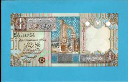 LIBYA - 1/4 Dinar - ( 2002 ) - P 62 -  UNC. - Sign. 4 - Series 5 -  See 2 Scans - Libye