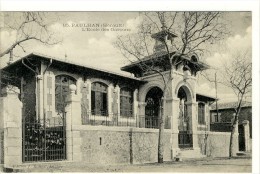 Carte Postale Ancienne Paulhan - L'Ecole Des Garçons - Paulhan