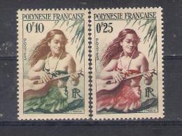 French Polinesia Y/T Nr 1,2 MNH (a6p7) - Nuevos