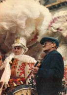 Carnaval De Binche, Gille Et Son Tamboureur. - Binche