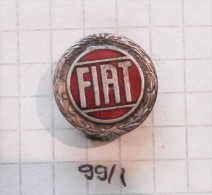 FIAT( Italy Badge) Car Auto Voiture / Old Enamel Vintage Pin - Fiat