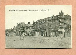 59 - NORD - BRAY DUNES Près DUNKERQUE  - DIGUE DE MER - LES HÔTELS - - Bray-Dunes