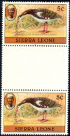 BIRDS-SPUR WINGED GOOSE-GUTTER PAIR-SIERRA LEONE-1980-MNH-A5-523 - Geese