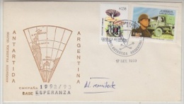 Argentina 1993 Antarctica Cover Base Esperanza, Ca Esperanza 17 Sept 1993 (22408) - Otros & Sin Clasificación