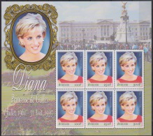 Burundi COB BL139 Lady Diana 1999 MNH - Unused Stamps