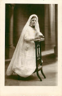 Fêtes - Voeux - Religions & Croyances - Christianisme - Jeune Fille - Communion - Carte Photo - état - Kommunion