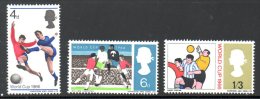 GRANDE-BRETAGNE. N°441-3 Neufs Sans Charnière (MNH) De 1966. World Cup 1966. - 1966 – Inglaterra